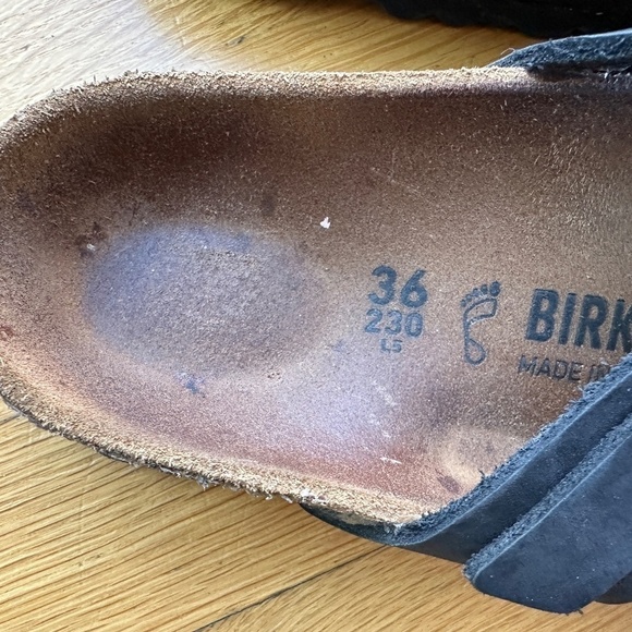 Birkenstock Womens Mayari Birko-Flor Flip Flop Summer Sandals Black Sz 5 US - Picture 4 of 11